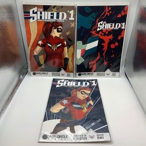 Dark Circle Comics The Shield #1 Daughter of the Revolution Comic Books-Set of 3